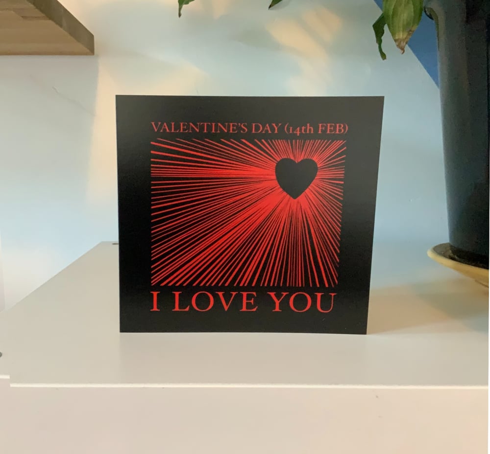 I LOVE YOU (Temple of Love Parody) Valentine's Card