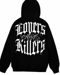 Image 3 of Lovers and Killers staple hoodie  (white) 