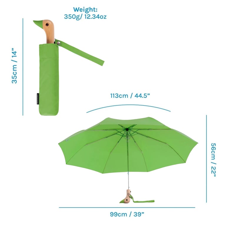 PARAPLUIE CANARD VERT HERBE, ORIGINAL DUCKHEAD Image 4