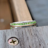 Image 4 of Chrome Diopside and 22k Gold Ring Sz10.75