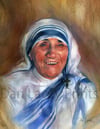 Canvas Print / "Mother Teresa" from Original Dan Lacey Painting