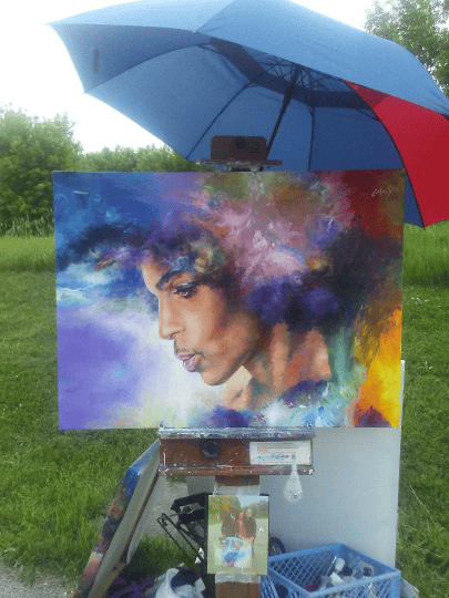 Canvas Print / "Atmosphere Original" from Original Dan Lacey Painting