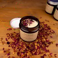 Image 2 of Kama / Love Candle infused with Rose Quartz by Moksa