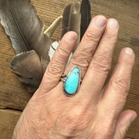 Image 1 of Teardrop Turquoise Ring