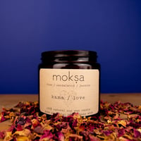 Image 5 of Kama / Love Candle infused with Rose Quartz by Moksa