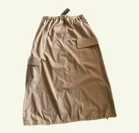 Image 2 of maxi cargo skirt-sand 
