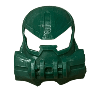 Image 3 of Bionicle Great Kanohi Huna HQ (Resin-Printed, Dark Green)