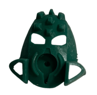 Image 3 of Bionicle Great Kanohi Ruru HQ (Resin-Printed, Dark Green)