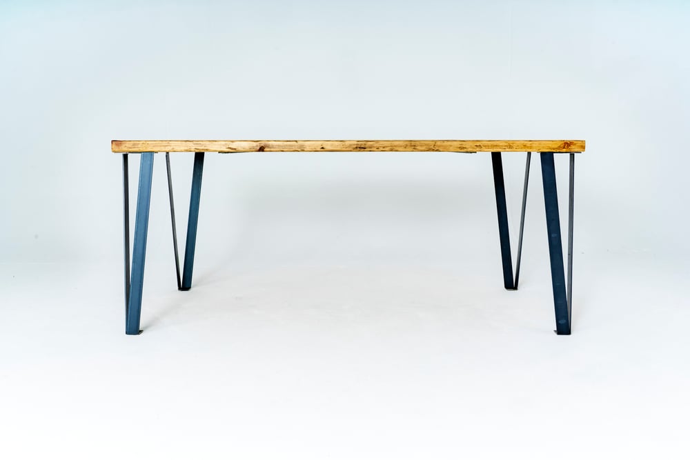 Image of dining table RAW #hairpin legs