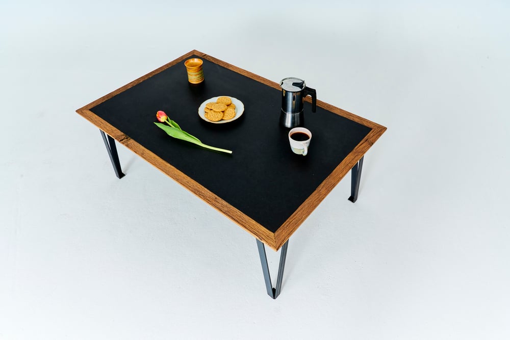 Image of coffee table  #black MDF