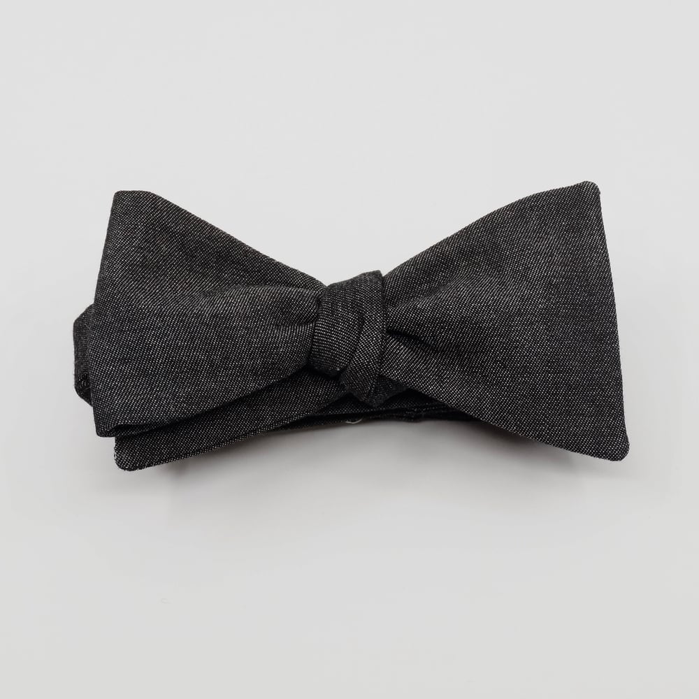 Image of Noeud Papillon à Nouer - Noir