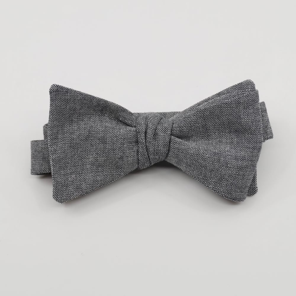 Image of Noeud Papillon à nouer - Gris