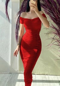 Image 1 of Ruched Dress