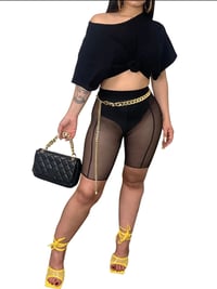 Image 1 of Mesh Biker Short Set