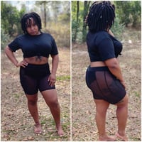 Image 5 of Mesh Biker Short Set