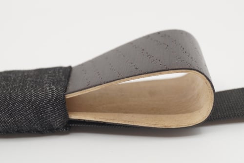 Image of Noeud Papillon en bois - Chêne Fumé / Noir