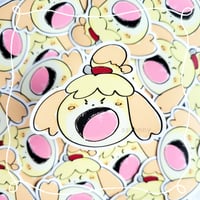 Isabelle SCREAM Vinyl Sticker