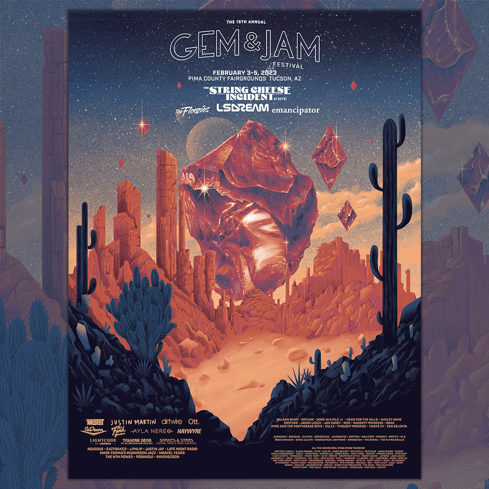 Image of Gem & Jam Fest Poster