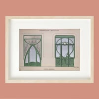 Image 1 of Feuillet moderniste original "puertas vidrieras" n°44