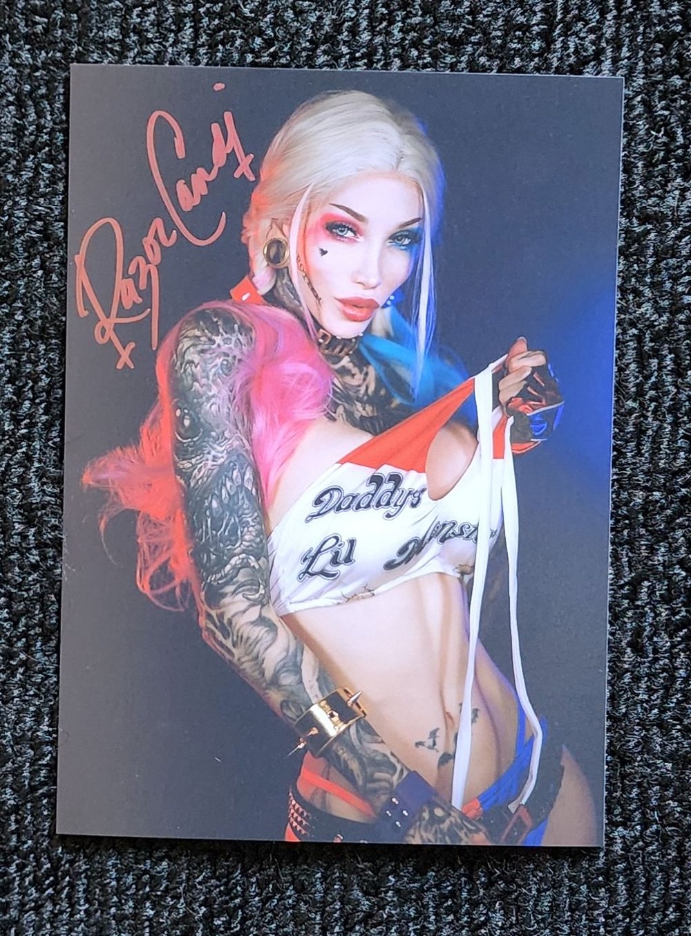 Harley Quinn 2, 5x7inch signed print