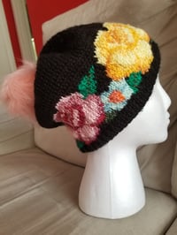 Image 2 of Flower Crown Beanie