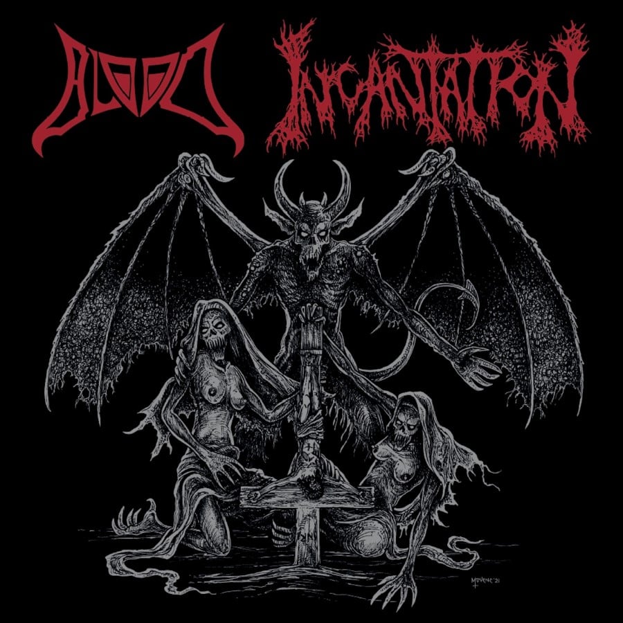 INCANTATION / BLOOD SPLIT 7"ep (limited stock)