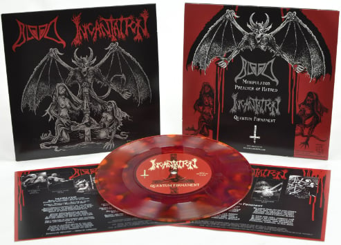 INCANTATION / BLOOD SPLIT 7"ep (limited stock)