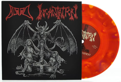 INCANTATION / BLOOD SPLIT 7"ep (limited stock)