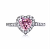 Image 1 of Rose Sterling Silver Ring