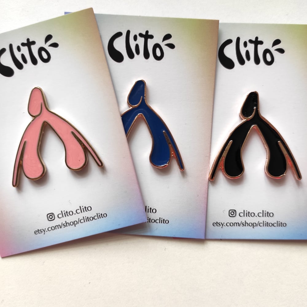 Image of Clitoris Enamel Pin