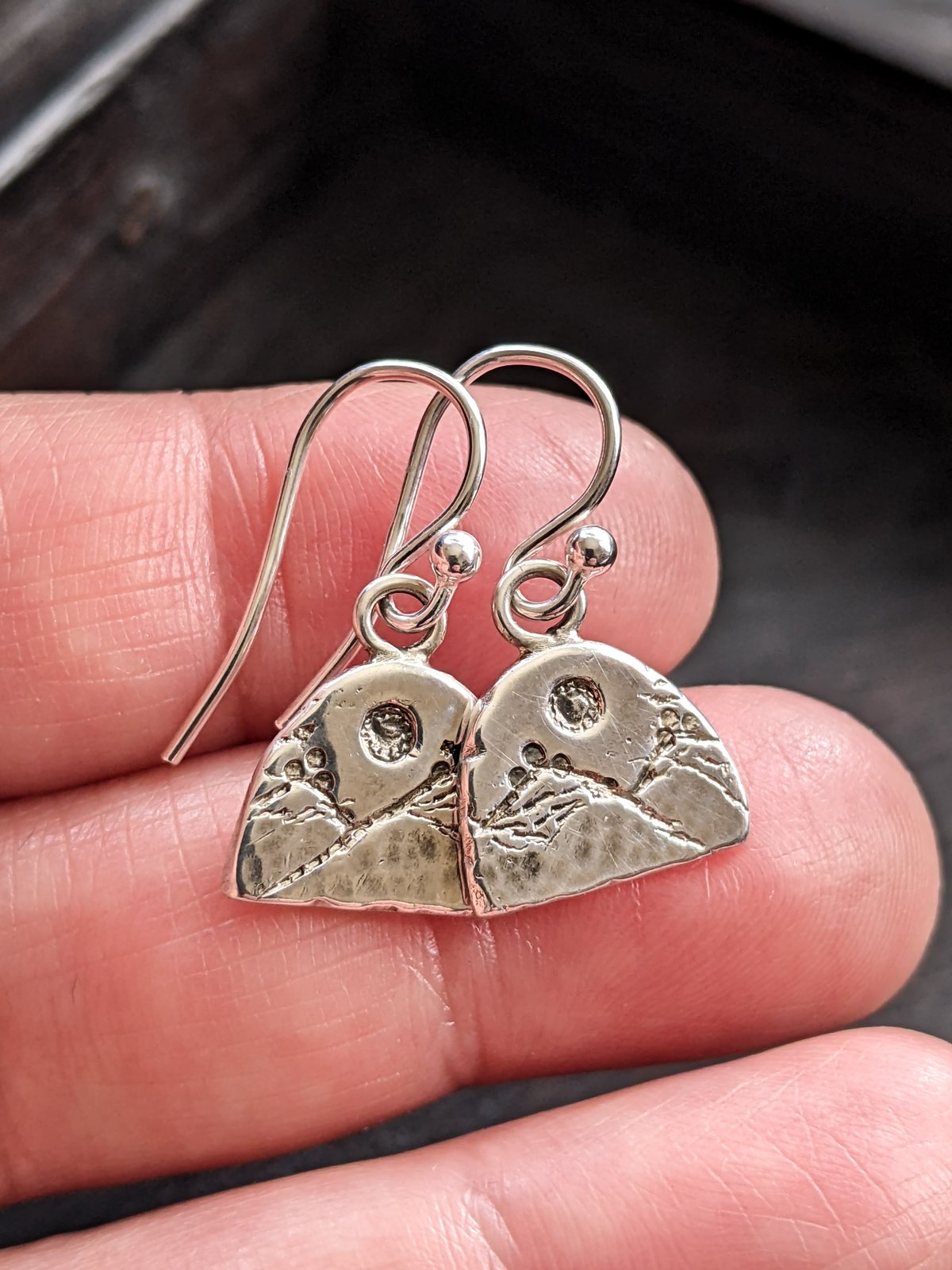 Recycled silver clearance earrings