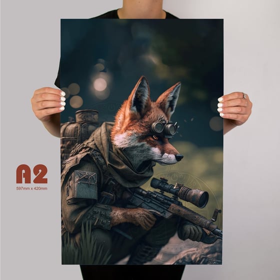Image of Special Ops "FOX" Metal Poster