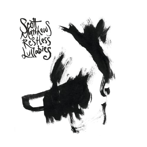 Image of PRE-ORDER Scott Matthews - Restless Lullabies - Limited Edition (white with black marbling) Vinyl