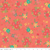 Coral Main Floral from Gingham Cottage