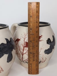 Image 5 of "Fly Crow Fly" Pair of Mugs by Bunny Safari