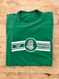 Image 1 of 70s MICHIGAN STATE SPARTANS FOOTBALL JERSEY