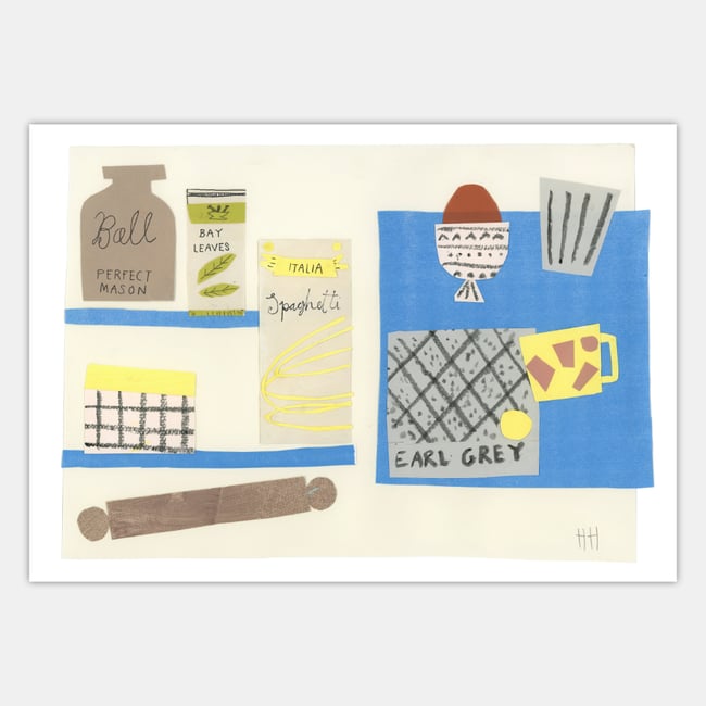 Kitchen Cupboard Giclée Print