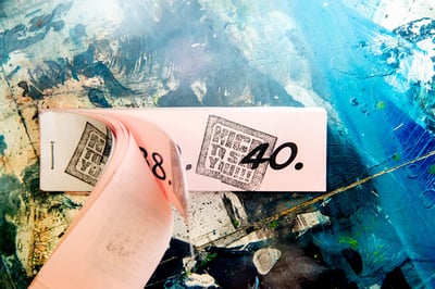 Image of Nice to see you all: 100 szám 100 tárgy - tombola szelvény