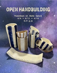 Image 1 of Open Handbuilding (Adults) 4/4, 4/11, 4/18