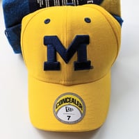 Image 2 of University of Michigan Baseball Cap & Throw