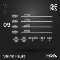 Image 2 of HDM 1/144 Sturm Faust & Warhead Set [WA-09]