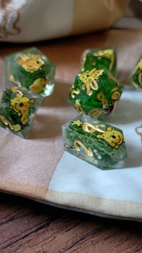 Image 1 of Back to Pooh Corner dice + dice bag