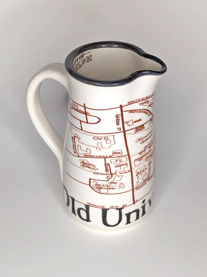 Image of Old University Serving Pitcher by Bunny Safari