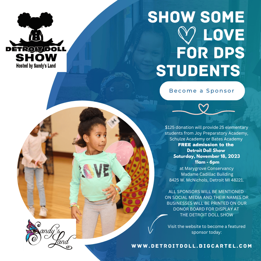 Image of Sponsorship for DPS Students to the Detroit Doll Show
