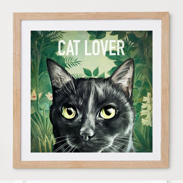 Image of Lámina Cat Lover