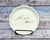 Image 1 of Handwriting Dish with Signature or Short Note
