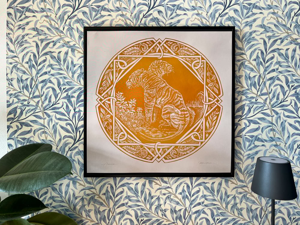 ASPIRATION Letterpress Print Sun