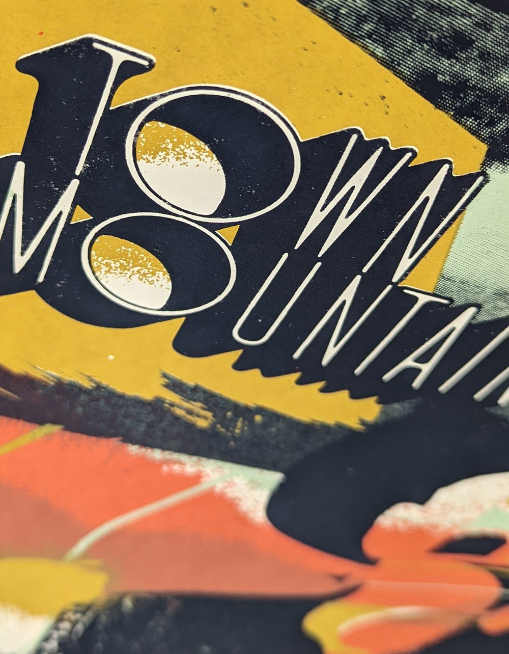 Town Mountain Lines in the Levee Poster
