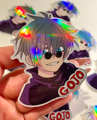 Image 4 of WHITE HAIRED ANIME BOYS STICKERS