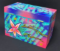 Image 5 of Vivid Flowers Wooden Box